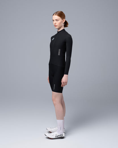 LANGARMTRIKOT NEON DAMEN FUTURE BLACK 